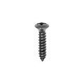 Au-Ve-Co Products Sheet Metal Screw, #8 x 3/4 in, Black Oxide Oval Head Phillips Drive AV10165